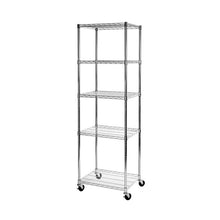 Load image into Gallery viewer, 5-Tier Steel Wire Shelving 24&quot; W X 18&quot; D X 72&quot; H