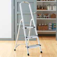 Load image into Gallery viewer, 3-Step Aluminum Folding Ladders