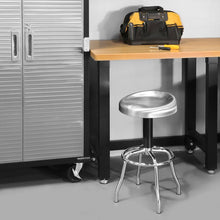 Load image into Gallery viewer, Contoured Stainless Steel Work Stool