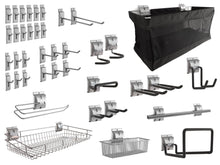 Load image into Gallery viewer, 40-Piece Steel Slatwall Accessory Kit
