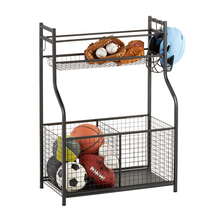 Load image into Gallery viewer, Heavy-Duty Sports Storage Rack