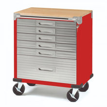 Load image into Gallery viewer, 6-Drawer Rolling Cabinet