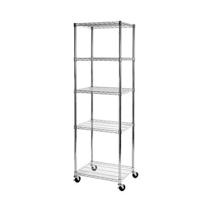 5-Tier Steel Wire Shelving 24" W X 18" D X 72" H