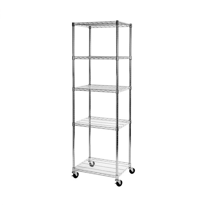 5-Tier Steel Wire Shelving 24