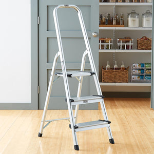 3-Step Aluminum Folding Ladders