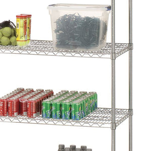 5-Tier Steel Wire Shelving, 60″ W x 24″ D x 72″ H