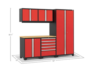 6 Piece Cabinet Set